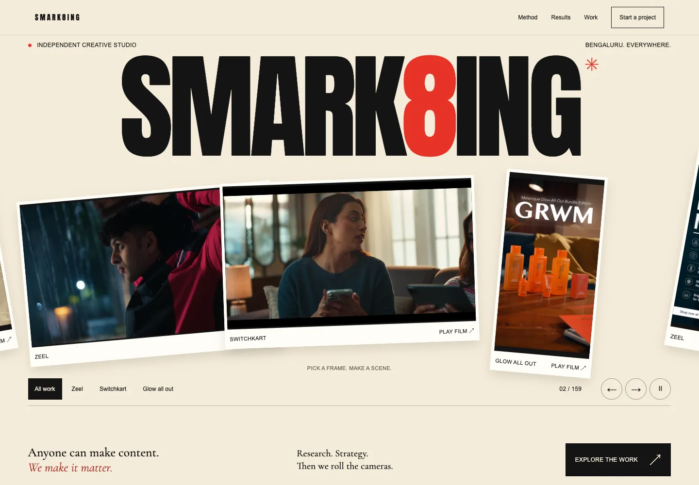 SMARK8ING website