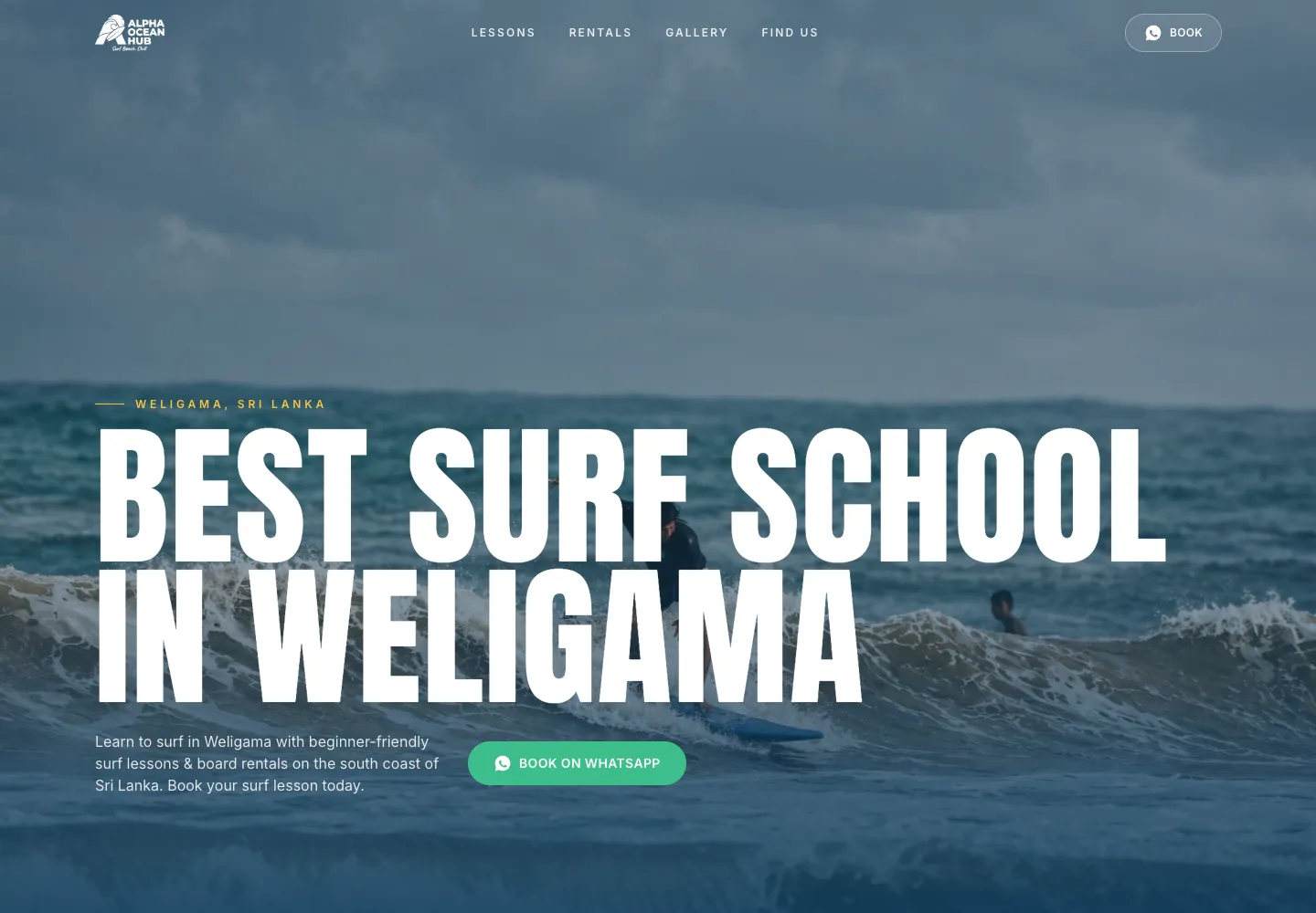 Alpha Ocean Hub website