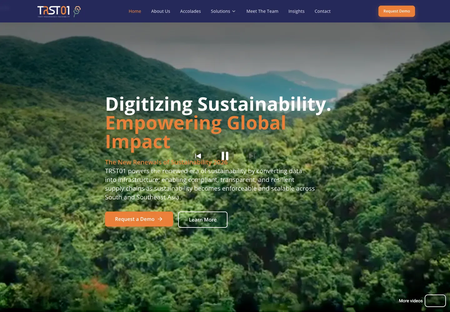 TRST01 website